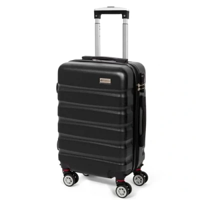 Afbeelding van Todeco ABS+PC Trolley koffers, zwart.