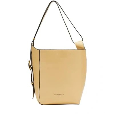 Afbeelding van LIEBESKIND BERLIN Handtas Schoudertas Paper Bag Waxy Croco Pumpkin Spice Oranje