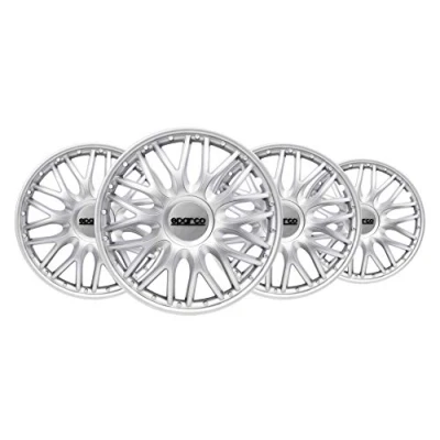 Image de Sparco Enjoliveurs Roma 15 pouces Argent Set de 4 pièces