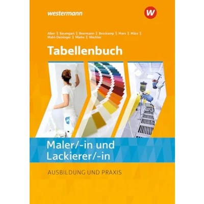 Afbeelding van Tabellenbuch Maler/ in und Lackierer/