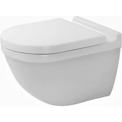 Afbeelding van Duravit Starck 3 wandclosetset diepspoel spoelrandloos 36x54cm met softclose closetzitting Wondergliss wit