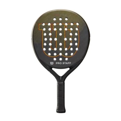 Afbeelding van Wilson Pro Staff V2 Padel Racket Black Ray Zwart