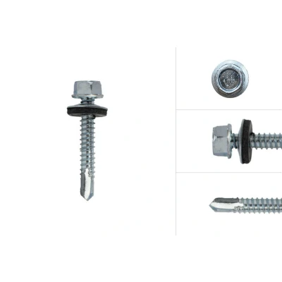 Afbeelding van Wovar Dakpanplaatschroeven Verzinkt 6.3 x 38 mm Doos 100 stuks Dakschroeven