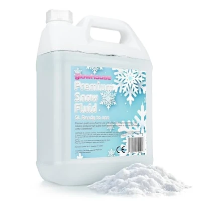 Afbeelding van The Glowhouse Premium sneeuwvloeistof voor kunstmatige sneeuwmachine, 5 liter