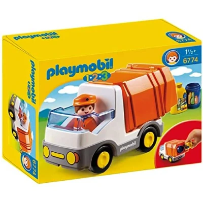 Afbeelding van Playset Playmobil 1,2,3 Garbage Truck 6774