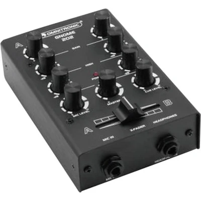 Afbeelding van Omnitronic GNOME 202 Mini Mixer Zwart