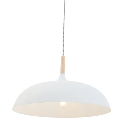 Afbeelding van Mexlite Hanglamp Wit 45cm E27 Fitting