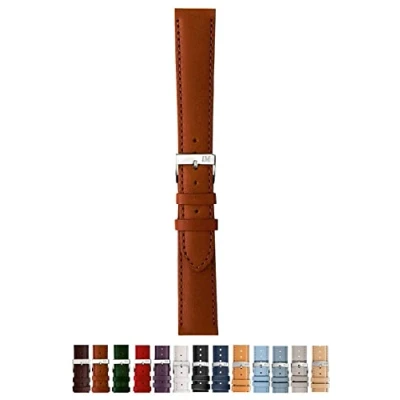 Afbeelding van Morellato Horlogebandje horlogeband U0969 Grafic leer Bruin bandbreedte 20.00 mm