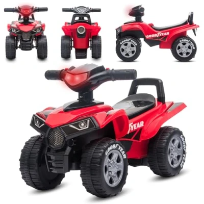 Afbeelding van babyquad, antislip, vanaf 1 jaar, antislip babyauto (rood)