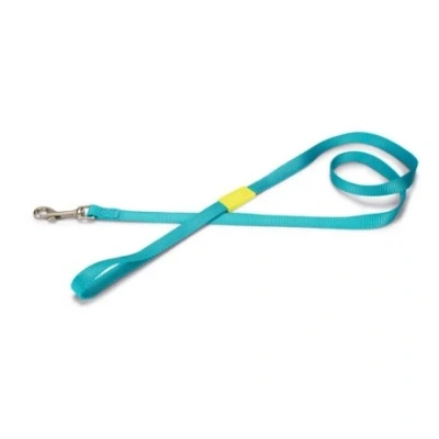 Afbeelding van BZ nylon hondenriem uni lichtblauw 120 cm X 15mm