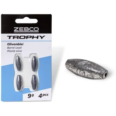 Afbeelding van Zebco Trophy Barrel Lead Maat : 3g (10 pcs)