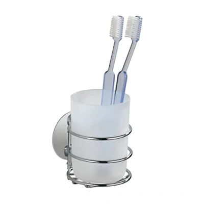 Image de Wenko 18779100 turbo loc porte verre chrome