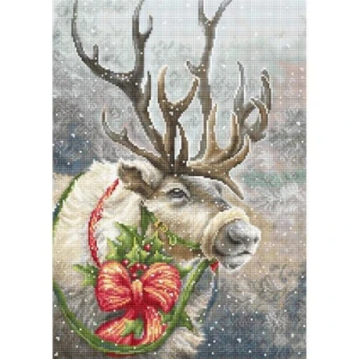 Afbeelding van Luca S Christmas Deer borduren (pakket) B598