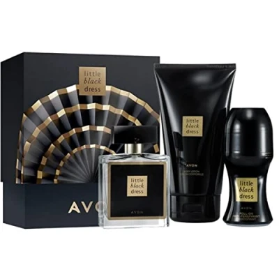 Afbeelding van Avon Little Black Dress Eau de Parfum 50 ml + bodylotion 150 deodorant in geschenkdoos damesparfum