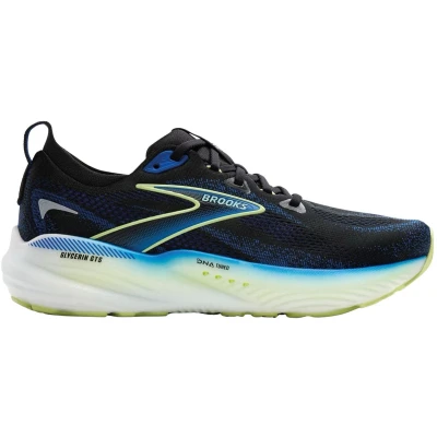 Afbeelding van Brooks Glycerin GTS 22 Sneakers laag, Heren, Maat: 45.5, Black neo yellow Textiel