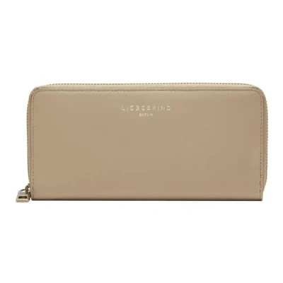 Afbeelding van Liebeskind Gigi Portemonnee RFID bescherming Leer 19 cm Dames Horizontaal beige