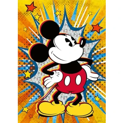 Afbeelding van Ravensburger 12000472 Retro Mickey Disney puzzel 1000 stukjes voor volwassenen en kinderen vanaf 14 jaar