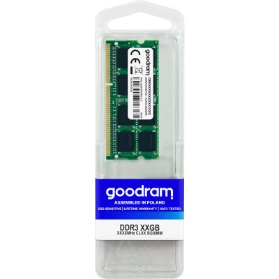 Afbeelding van Goodram 4GB DDR3 SODIMM geheugenmodule 1600 MHz