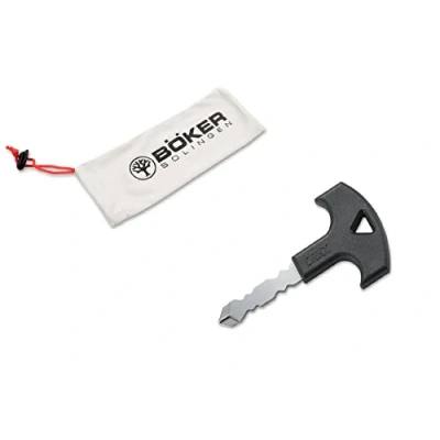 Afbeelding van Böker Williams Tactical Key met microvezeltas, roestvrijstalen lemmet en Zytel handvat, maat: 9,10 cm, zwart