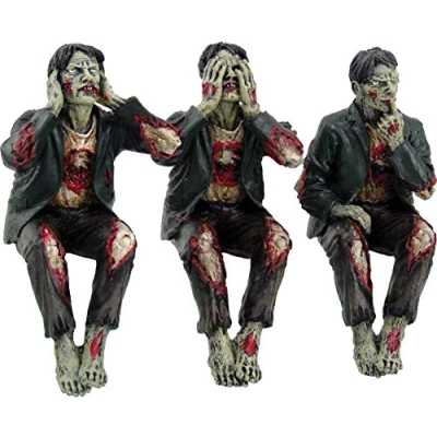 Afbeelding van Nemesis Now Decoratieve figuur Zombie, kunsthars, 10 cm, groen, Eén maat