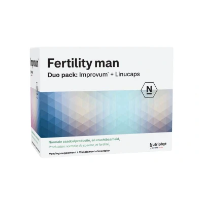 Afbeelding van Nutriphyt Fertility man duo 120 capsules