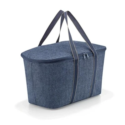 Afbeelding van Reisenthel Shopping Coolerbag herringbone dark blue