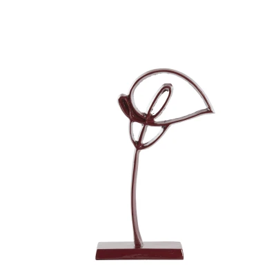 Afbeelding van Light &amp; Living Ornament CALLA 19x8x38cm Rood