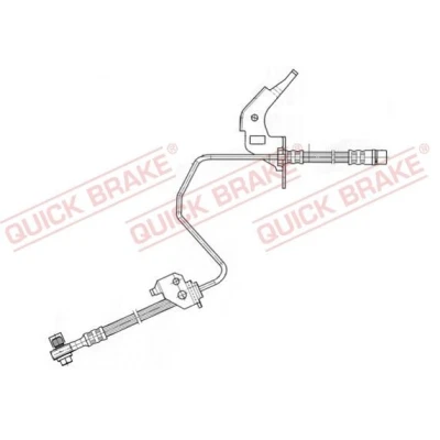 Afbeelding van QUICK BRAKE 59.960X Remslang 730 M10x1 OPEL: Meriva A, Zafira A