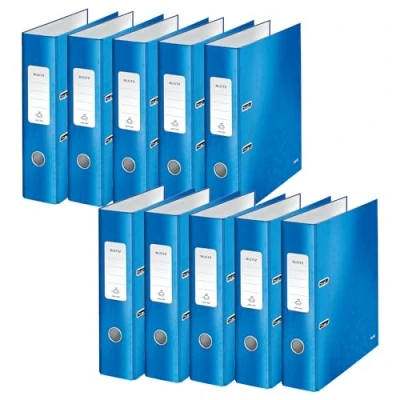 Afbeelding van Leitz WOW ordner blauw, rug van 8,0 cm