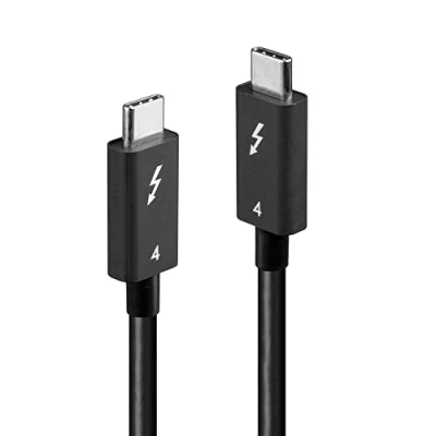 Afbeelding van LINDY USB C displaykabel stekker, stekker 1.00 m Zwart 31120