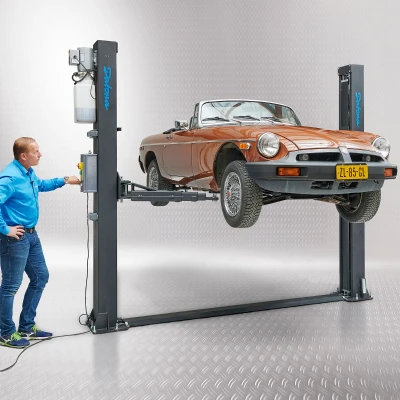 Afbeelding van Datona® 2 koloms hefbrug 230V Matzwart