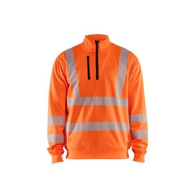 Afbeelding van Blaklader High Vis Sweatshirt halve rits 3564 2538 Oranje XXL