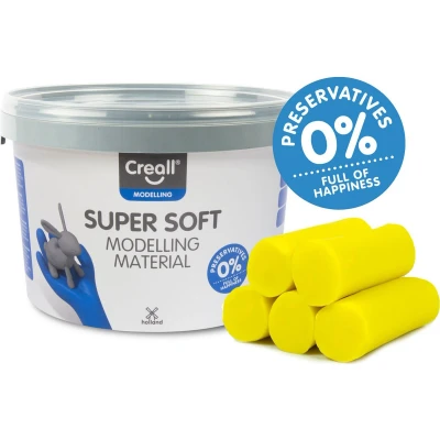 Afbeelding van Creall Supersoft klei Geel, 1750gr.