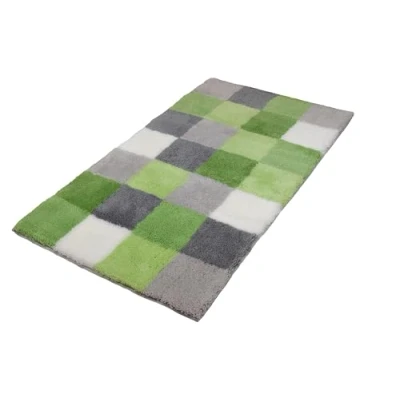 Afbeelding van Kleine Wolke Badmat Caro Distelgroen 70x120cm