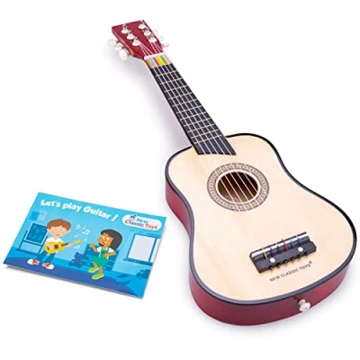 Image de NEW CLASSIC TOYS REF 0304 GUITARE DE LUXE NATURELLE