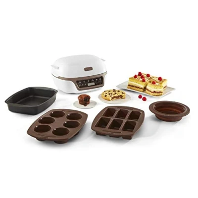 Image de Machine à gâteaux Tefal Cake Factory Plus 1100 W Blanc et Marron