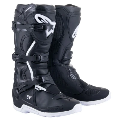 Afbeelding van Alpinestars Tech 3 Enduro Waterproof Crosslaarzen Zwart / Wit maat 13 = 48