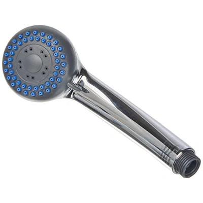 Afbeelding van RIDDER douchekop, handdouche Lima, chroomkleurig, ABS Antikalknoppen Roestvrij KTW gecertificeerd 3 straalsoorten, 21 x 7 5,35 cm