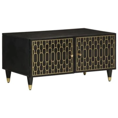 Image de vidaXL Table basse 80x50x40 cm bois de manguier massif358325