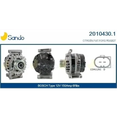 Afbeelding van CASCO CAL10430GS Dynamo / Alternator 12V 150A FORD: Transit Custom V362 Van, Mk6 Caja Chasis, Minibus, PEUGEOT: Boxer Van