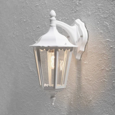 Afbeelding van Konstsmide Firenze 7212 250 Buitenlamp (wand) Spaarlamp, LED E27 100 W Wit