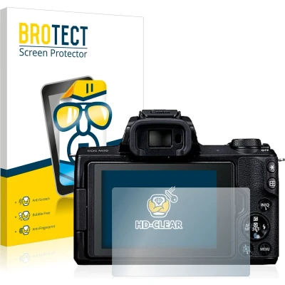 Afbeelding van BROTECT Screenprotector voor Canon EOS M50 Folie Beschermfolie transparant (2 Stuks)