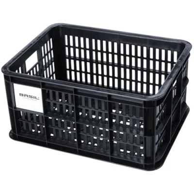 Afbeelding van Gerecyclede fietskrat Basil Crate S 17.5 liter 29 x 39 20 cm bluestone