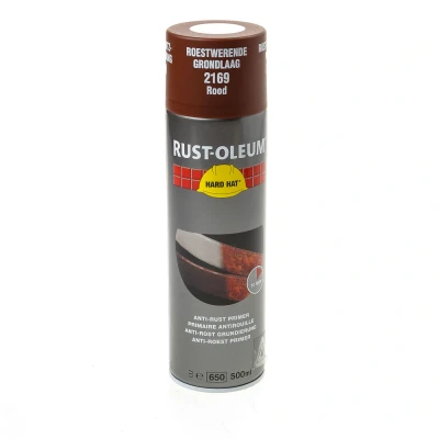 Afbeelding van Rust Oleum Hard Hat roestwerende grondlaag roodbruin 500ml