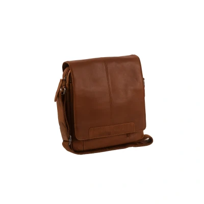 Afbeelding van The Chesterfield Brand Leren Schoudertas Cognac Remy