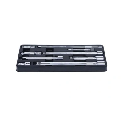 Afbeelding van KS TOOLS 918.0009 Verlengingsset, steeksleutels 12,5 (1/2&quot;), 6,3 (1/4&quot;) Chroom vanadium staal