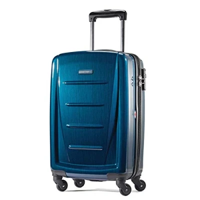 Afbeelding van Samsonite Winfield 2 harde koffer met zwenkwielen, Donkerblauw, bagage zwenkwielen