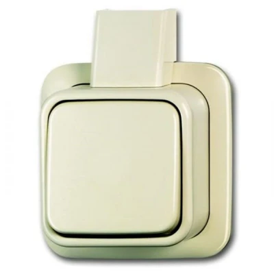 Afbeelding van BJ schakelaar wis opbouw 2601/6AP/11 503 cremewit