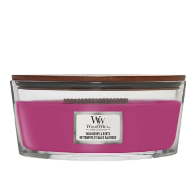 Afbeelding van WoodWick Geurkaars Ellipse Wild Berry &amp; Beets 9 cm / 19