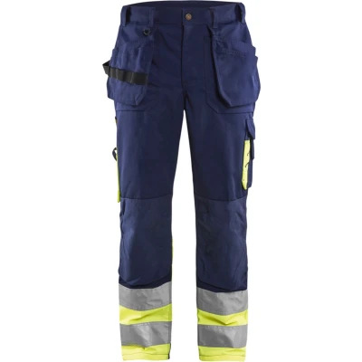 Afbeelding van Blaklader Werkbroek High Vis 1529 1860 Marine/High Geel C64